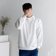 남자반집업니트
