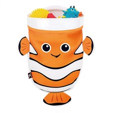 benbat Scoop & Store 玩具收納掛網 浴缸玩具收納籃, 魚, 1個