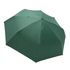 雨之戀 防曬膠大大皇爵自動傘, 零透光抗UV傘布, 傘下直徑120cm, 墨綠色