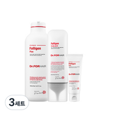 닥터포헤어 폴리젠 플러스 헤어 샴푸 500ml + 70ml + 스칼프 팩 250ml 세트, 3세트