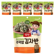 동원 우리아이주먹밥 김자반, 30g, 6개 김, 30g, 6개