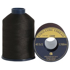 COTTONVILL 高級縫紉機線 2入套裝, 45'S/2 C099色號 1700公尺, 100%聚酯纖維, C099, 2捲