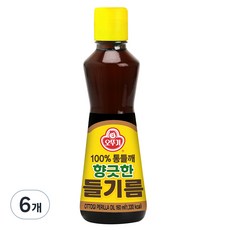 오뚜기 향긋한 들기름, 160ml, 6개