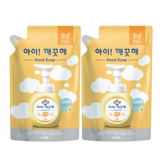 LION 獅王 趣淨 洗手慕斯補充包 痱子粉香, 450ml, 2包