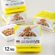 곰곰 와사비낫또, 91g, 12개입