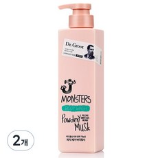닥터그루트 제이몬스터즈 바디워시 파우더리 머스크향, 385ml, 2개