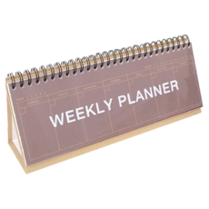 2Young Design 可立式週計劃本, WEEKLY PLANNER, 240*103*70 mm, 酒紅色, 2本