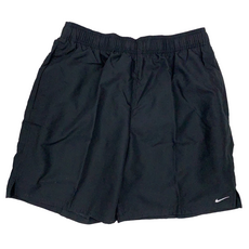 nike essential lap 成人男性七吋海灘褲 nessa559-001-xs 黑色