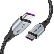 벤션 USB 3.1 Gen2 100W 초고속 C to C 케이블, 혼합색상, 0.5m, 1개