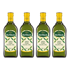 OLITALIA 奧利塔 純橄欖油, 世界星級主廚首選, 品質卓越, 1L, 4瓶