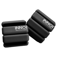 INNOI 負重帶手腕腳踝啞鈴沙包, 黑色, 450g