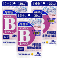 DHC 持續型維他命B群, 緩釋配方，含8種維生素B，30日份, 13.8g, 60顆, 3包