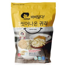 엉클탁 바비달다 씻어나온 귀리, 2kg, 1개