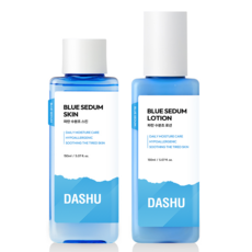 다슈 남성용 파란 수분초 스킨 150ml + 로션 150ml 세트, 1세트 - dashu