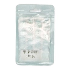 Paula's Nail 寶拉美甲 美甲專用替換果凍背膠 5片裝, 1包