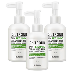 시드물 닥터트럽 스킨 리터닝 클렌징 밀크, 200ml, 3개 200ml, 3개