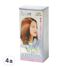 Roudye 柔蝶 負離子 平板膏, 離子燙髮 DIY 無臭味 不傷髮質, 4盒