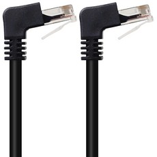 넥스트링크 UTP CAT.6 랜케이블 인터넷 랜선 양방향 하향 꺾임 5M, 1개, NL-UL21