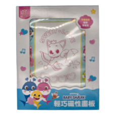 BABY SHARK 鯊魚寶寶 輕巧磁性畫板，輕便攜帶型, 碰碰狐, 1個