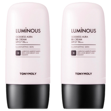 토니모리 루미너스 여신광채 비비크림 SPF37 PA++, 1호 화사한 베이지, 45g, 2개 1호 화사한 베이지, 2개