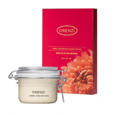 ORENZI 歐倫琪 粉刺泥膜 150g + 草本美白保濕蠶絲面膜組 25ml x 6片，法國有機認證火山泥，淨膚平衡植萃複合活性精華, 1組