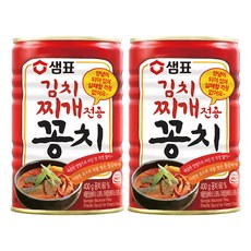 Sempio 膳府 泡菜湯專用秋刀魚罐頭, 400g, 2罐