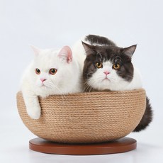  로프 스크래쳐 바구니, 혼합색상, 1개 