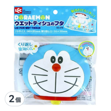 LEC 哆啦A夢 造型濕紙巾蓋, 可重複使用, 小叮噹, 2個, SS-276
