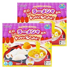 Kracie 葵緹亞 知育菓子 創意DIY 拉麵造型小達人 Set, 不添加防腐劑、人工色素, 開發孩童的創造力, 日本製造, 2盒