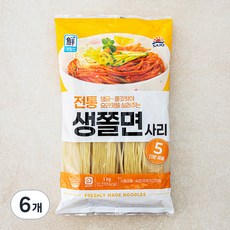 대림선 생쫄면, 1kg, 6개