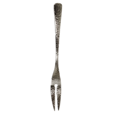 SALUS 佐藤金屬 Nagomi 不鏽鋼鎚目餐具 水果叉 13cm, 1個