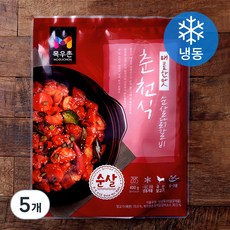 목우촌 춘천식 순살닭갈비 (냉동), 400g, 5개
