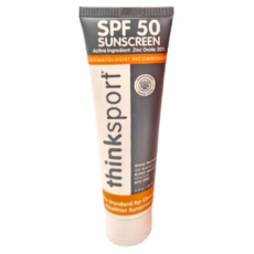 thinksport 新寶貝 防曬霜 運動款 SPF 50，氧化鋅 20%, 89ml, 1條