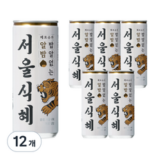 클룹 서울식혜 제로 알밤, 12개, 238ml