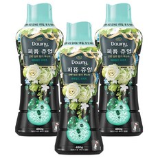다우니 퍼퓸 쥬얼 향기부스터 에메랄드 브리즈, 480g, 3개