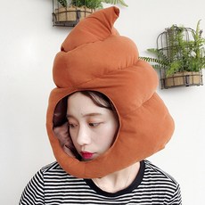YoungMarket 角色派對娃娃帽子 屎, 1個, 混色