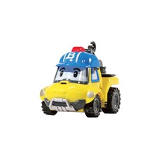 ROI TOYS 救援小英雄波力 合金車 巴奇款，堅固金屬材質, 60 x 34 x 42mm, 1個