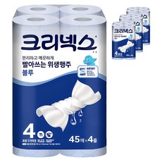 Kleenex 舒潔 乾濕兩用抹布 藍色, 45張, 16捲