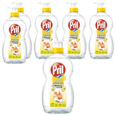 Pril 淨麗 小蘇打洗碗精 檸檬香, 700ml, 6瓶