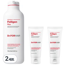 닥터포헤어 폴리젠 플러스 탈모 완화 샴푸 750ml + 100ml x 2p 세트, 2세트