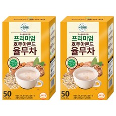 Danongwon Hine 優質核桃杏仁薏仁茶隨身包, 18g, 50條, 2盒