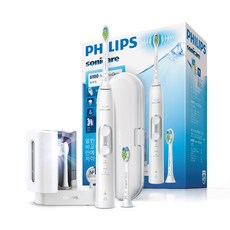 필립스 소닉케어 프로텍티브클린 6100 메탈 에디션 전동칫솔, HX6877/54, 화이트, 1세트