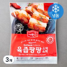 쿠즈락앳홈 육즙팡팡 소떡소떡 (냉동), 540g, 3개