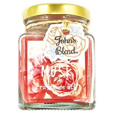 John's Blend 香氛膏 玫瑰麝香, 清新配方, 淨化空氣, 持久清香, 135g, 1罐
