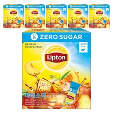 Lipton 立頓 0卡水蜜桃冰茶, 5g, 30條, 6盒
