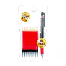 TOWO 東文 超值筆芯8入 Set, 贈品日本筆1支-紅, 0.4 規格, 1組