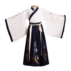 Kori Deer 可莉鹿 男童萬聖節少爺公子古裝漢服 白色 110cm 兒童表演服, 1入