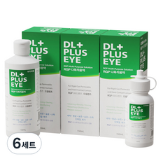 휴먼바이오 디엘플러스 아이 렌즈 세정액 150ml x 3p + 50ml 세트, 6세트