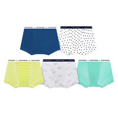 男童款印花四角內褲 5件組
