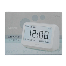 Kinyo 迷你萬年曆LCD電子鐘, TD-396